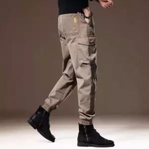 훌리오 남자배기바지 배기핏 바지 프리미엄 빈티지 카고 팬츠 오버사이즈 가을 캐주얼 멀티 포켓 배기 조거