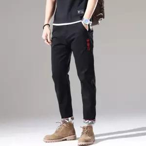 훌리오 남자배기바지 배기핏 바지 소프트 스판 캐주얼팬츠 주니어 슬림핏 스포츠 배기 힙합 UNO5