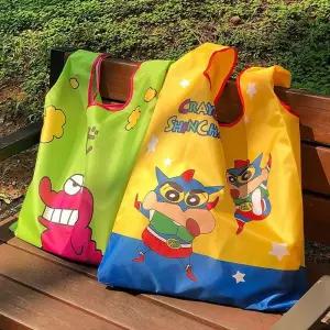 짱구 디자인 접이식 장바구니 ver2 2P 쇼핑백 에코백