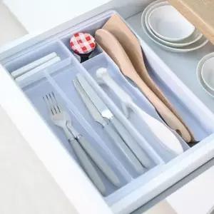 [JED] 2단 수저정리함 보관함 서랍 4칸 주방용품 수납 싱크대