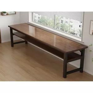 창가 테이블 1인용 긴 원목 사이드 책상 홈카페 독서대 좁은 바형 콘솔테이블