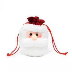 선물포장 크리스마스 선물 주머니 사과 장식 산타