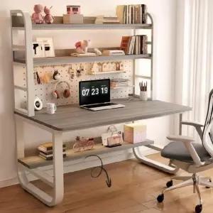 책상 공부방 중학생 화이트 컴퓨터 책장 고등학생