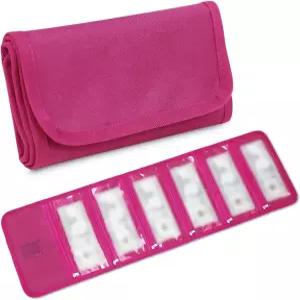 VOCHIC 머니 월렛 지퍼 포켓 멀티팩 파우치 6개가 있는 현금용 오거나이저 청구서 예산 영수증 및 팁을