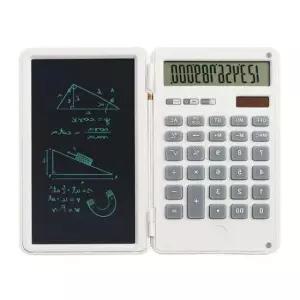 메모패드 계산기 화이트 일반 재무 필기 측정