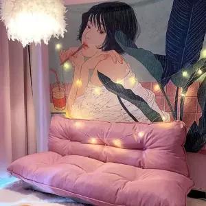 의자 1인용 저상형 패브릭 자취방 좌식소파 2인용 낮은 소파