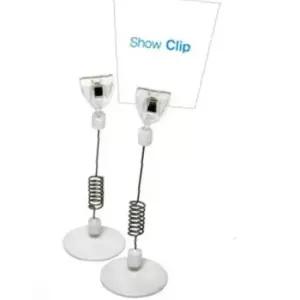 POP카드 와블러 꼬임줄 집게형 대형 10개 가정용 메모