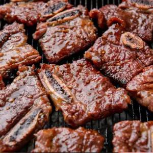 초이스 등급 LA갈비 1kg 구이용 꽃갈비 캠핑용 미국산