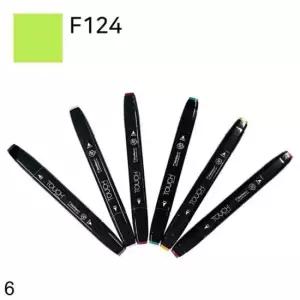 뉴터치트윈마카 F124 플로레센트그린 형광연두 6개