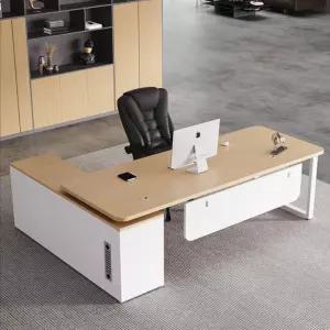 코너 컴퓨터 책상 ㄱ자형 타입 사무용 사무실 서랍 작업
