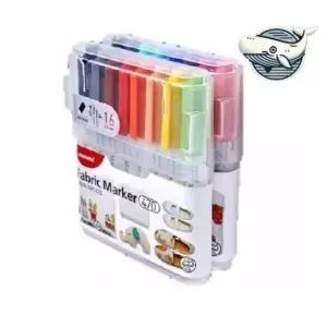 다채로운 패브릭 마커 테두리펜 색칠하기 용품