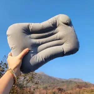 푸쉬업 초경량 캠핑용 기내용 에어베개 목쿠션