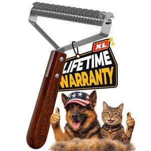 개와 고양이를 위한 초대형 양면 언더코트 브러시 독일 제거 매트용 세이프 갈퀴 셰퍼드를