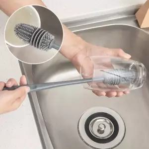 실리콘 젖병 세척솔 젖병솔 물병 물컵 텀블러 브러쉬