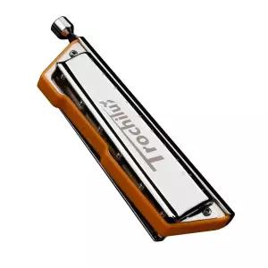 크로매틱 하모니카 무밸브 전문가용 반음계 케이스 포함 악기 연주용 크로모니카