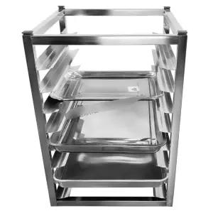 그릇 반납대 식기 퇴식 휴게소 빵집 베이킹 선반 구내식당 이동식 수거함