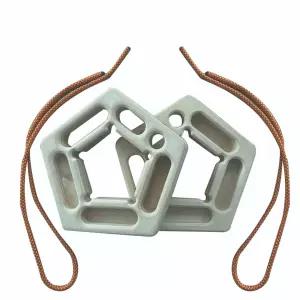 핑거 보드 클라이밍 휴대용 그립 트레이닝 나무 실내 암벽등반 운동기구