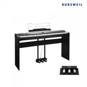 커즈와일 KaP1W ST4 디지털피아노 스탠드 세트구성 해머터치 목건반 블루투스 페달
