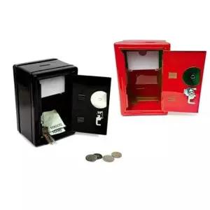 [문구/오피스] 현금 책금고 저금통 캐비넷 철재 가정용 금고함 상자 비상금 캐쉬박스
