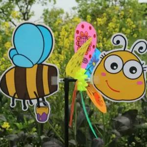 꿀벌바람개비 대형바람개비 정원바람개비 곤충바람개비 2명용 곤충바람개비 대형바람개비 만들기용품