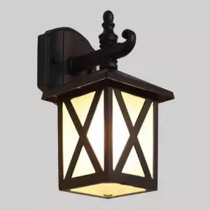 [Deco] 클래식 마들린 벽부 블랙 벽등 현관 사각 모던 아크릴