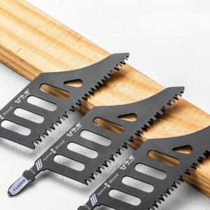 일반적인 직소 호환 범용 T 생크 목재 합판 섬유판 코르크보드 - 다 세이버 톱날