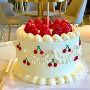 생일 모형케이크 백일 파티 웨딩 소품 스튜디오 촬영용 기념일 포토 클레이 페이크