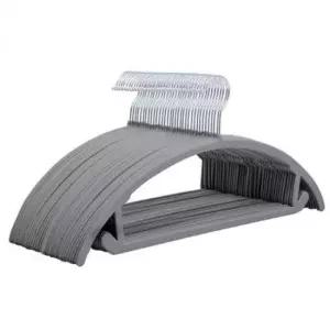 [SBD] 정리 20p 논슬립 라운드 미끄럼방지 옷장 옷걸이 벨벳