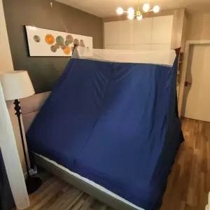 난방텐트 퀸 킹 방풍 침대 실내 우풍 방한텐트 텐트