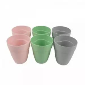 플라스틱물컵 플라스틱 물컵 컵 양치 유아 6p