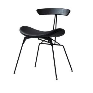 다이닝 의자 레트로 홈 철제 심플 등받이 카페