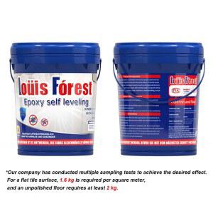 최신 고광택 대리석 효과 에폭시 바닥 코팅 실내외 순수 미끄럼 방지 페인트 평방 미터당 S5BP5