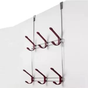 [생활] 도어훅 행거 2단 방문 옷걸이 자바라 후크