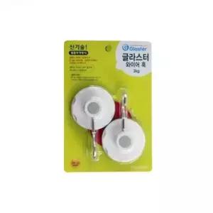 [생활] 와이어훅 스테인리스 수납 걸이 2개입