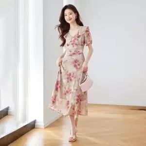 마킷5 치마 팬츠 여성 초록 캐주얼 여름 우아한 얇은 면마 모시 와이드 치마바지 하이웨스트 JEN2