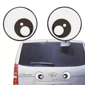 [CAR] 반사 스티커 고휘도 하이빔 왕눈이 2개입 중형 8014