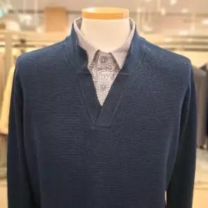 트레몰로 HC10 봄 니트 레이어드 티셔츠 세정 트레몰로 울혼방 레이어드 니트티셔츠 T