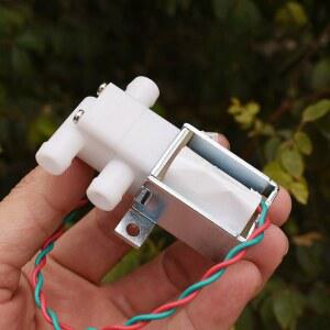 소형 위치 방향 NC 전기 제어 액세서리 NO 5V 밸브 솔레노이드 공기 흐름 DIY AM0860GW