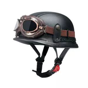 레트로 초경량 바이크 디자인 빈티지 헬멧 하이바