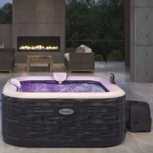 인텍스 28452 그레이스톤 디럭스 사각 버블 스파 6인용