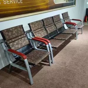 대기실의자 장의자 쿠션 체어 휴식 3인용 팔걸이 병원 공항 로비 휴게실 대기 등받이