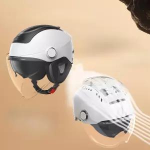 통풍헬멧 오토바이 여름 반모 통풍 경량 자외선 라이딩