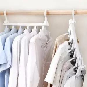 [생활] 옷걸이 6단 매직 논슬립 공간활용 6P