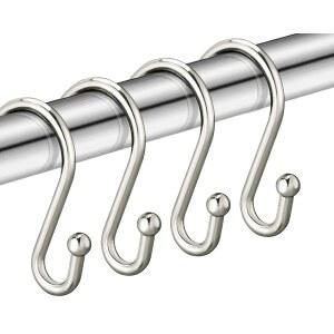 욕실용 니켈 12종 장식용 수건 욕실 위한 방청 의류 등을 샤워 세트 커튼