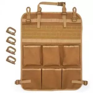 [CAR] 시트포켓 차량용 수납 정리함 시트백 브라운