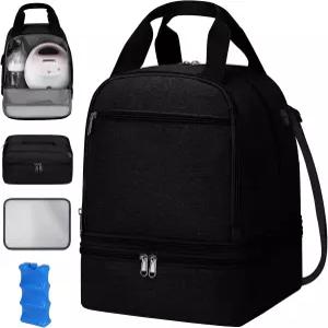 스펙트라 S1 S2용 OKCLIY 펌프백 스팩이 포함된 웨어러블 유방 액세서리용 방수 매트가 펌핑백 업무 여행