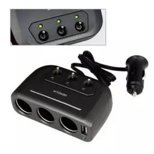 [CAR] 차량용 12V 24V 시거잭 USB 3구 충전기 멀티소켓