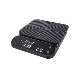 마에스트리 하우스 S3 커피 저울(타이머 포함), 3kg/0.1g 충전식 디지털 저울, 3가지 브루 모드, 조절 가능한 비율 및 유량 디스플레이, 바리스타 등급의 푸어오버, 에스프레소, 프렌치 프레스 u2013 블랙