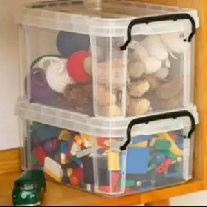 [JED] 박스 수납함 투명 옷 정리함 보관함 사각 플라스틱