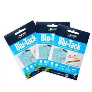 (블루택) 블루45g 3개blutack 재사용 점착제 사진붙이기 소품고정 풀 테이프